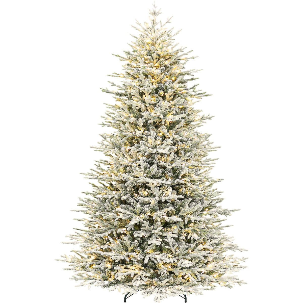 Hykolity 7.5 ft Prelit Christmas Tree with Realistic PE Foliage