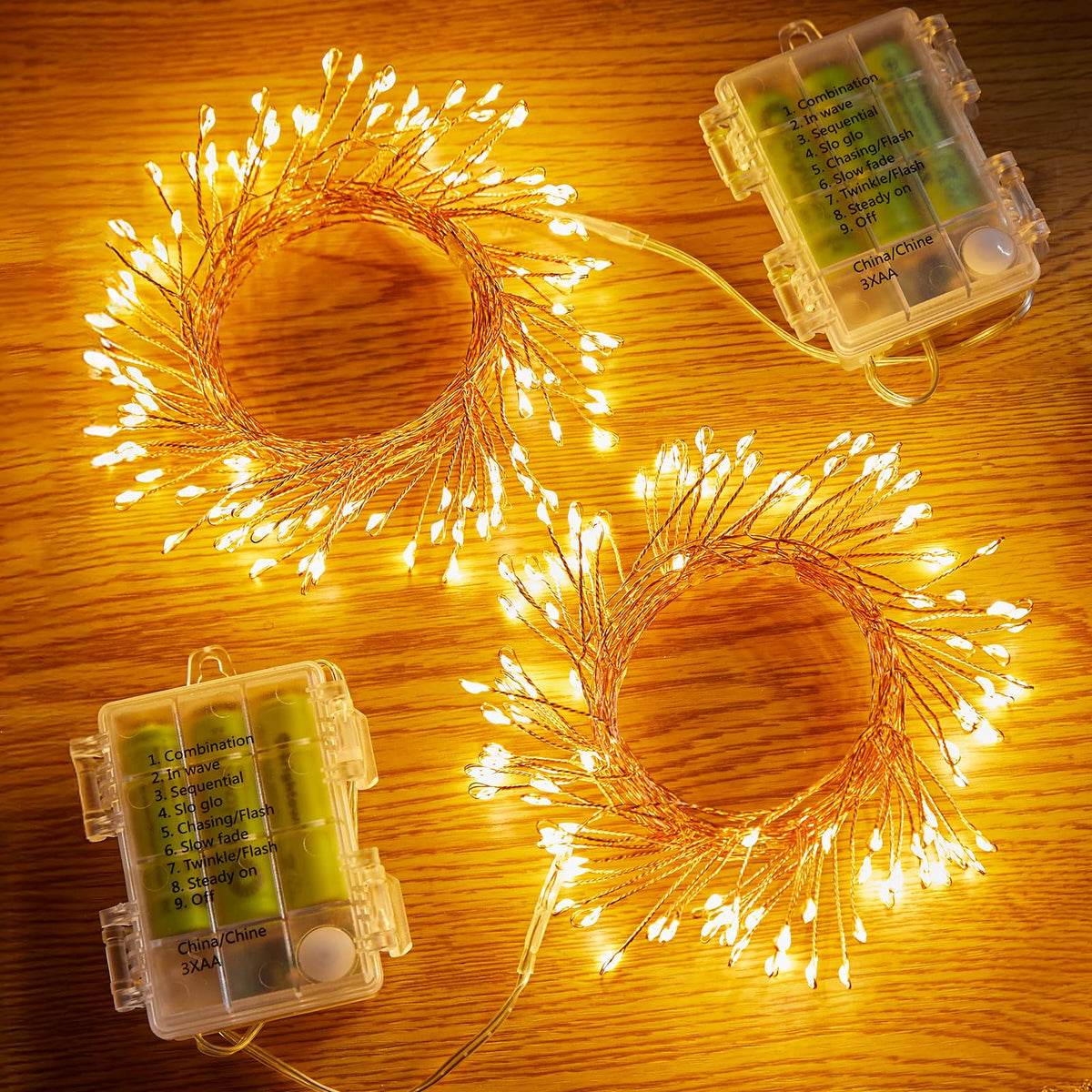 Minetom Fairy Lights Battery Operated, Twinkle String Lights 5ft 60LED