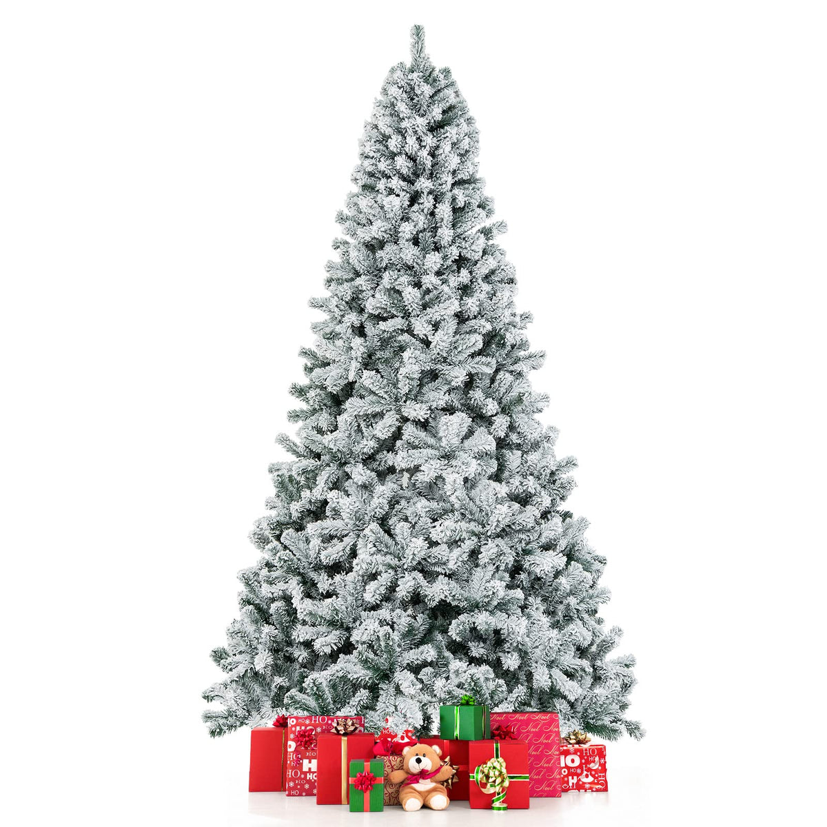 COSTWAY 4 FT Pre-lit Christmas Tree, Artificial Holiday Xmas Tree