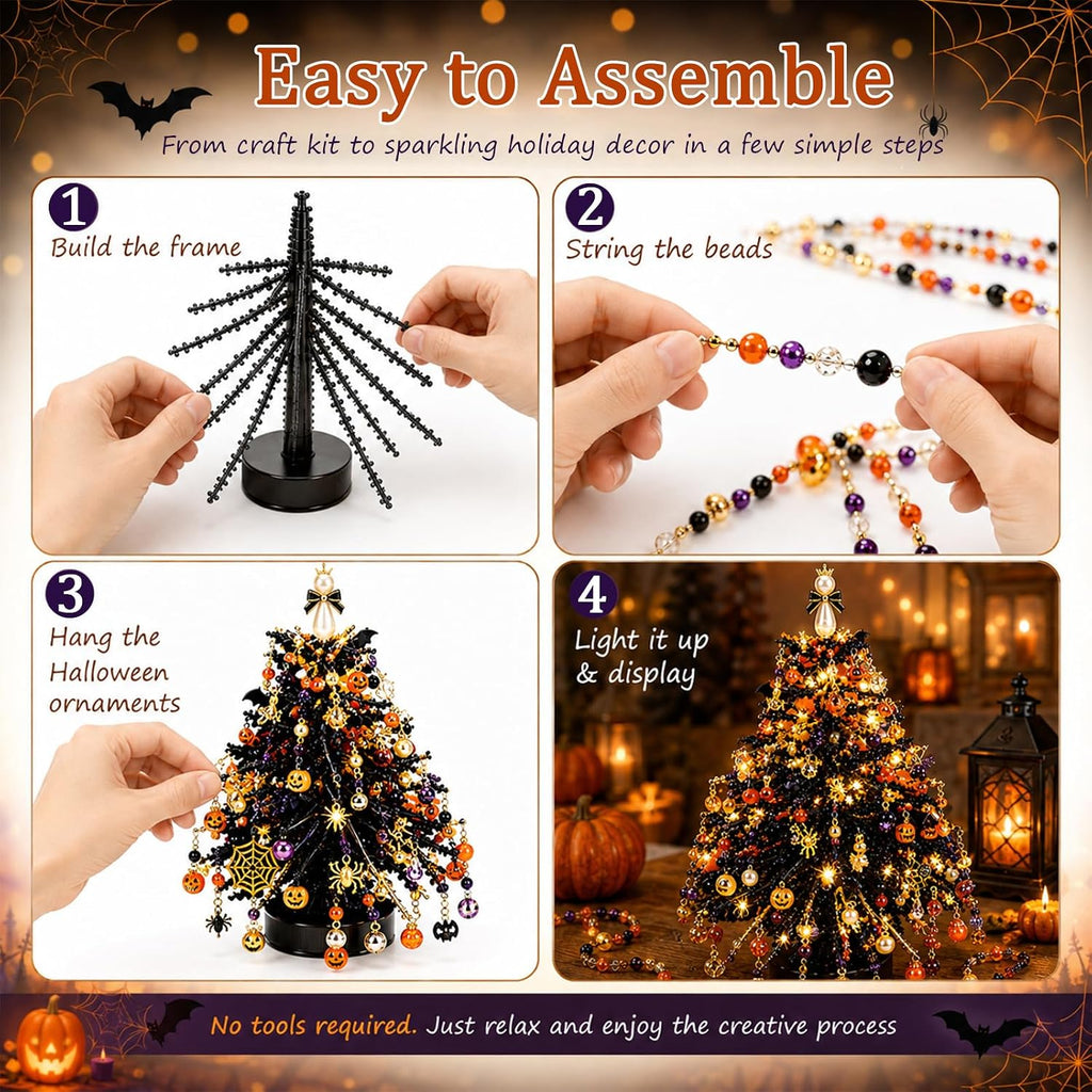 DIY Beaded Christmas Tree Kit for Adults (All Styles - 5Pcs)
