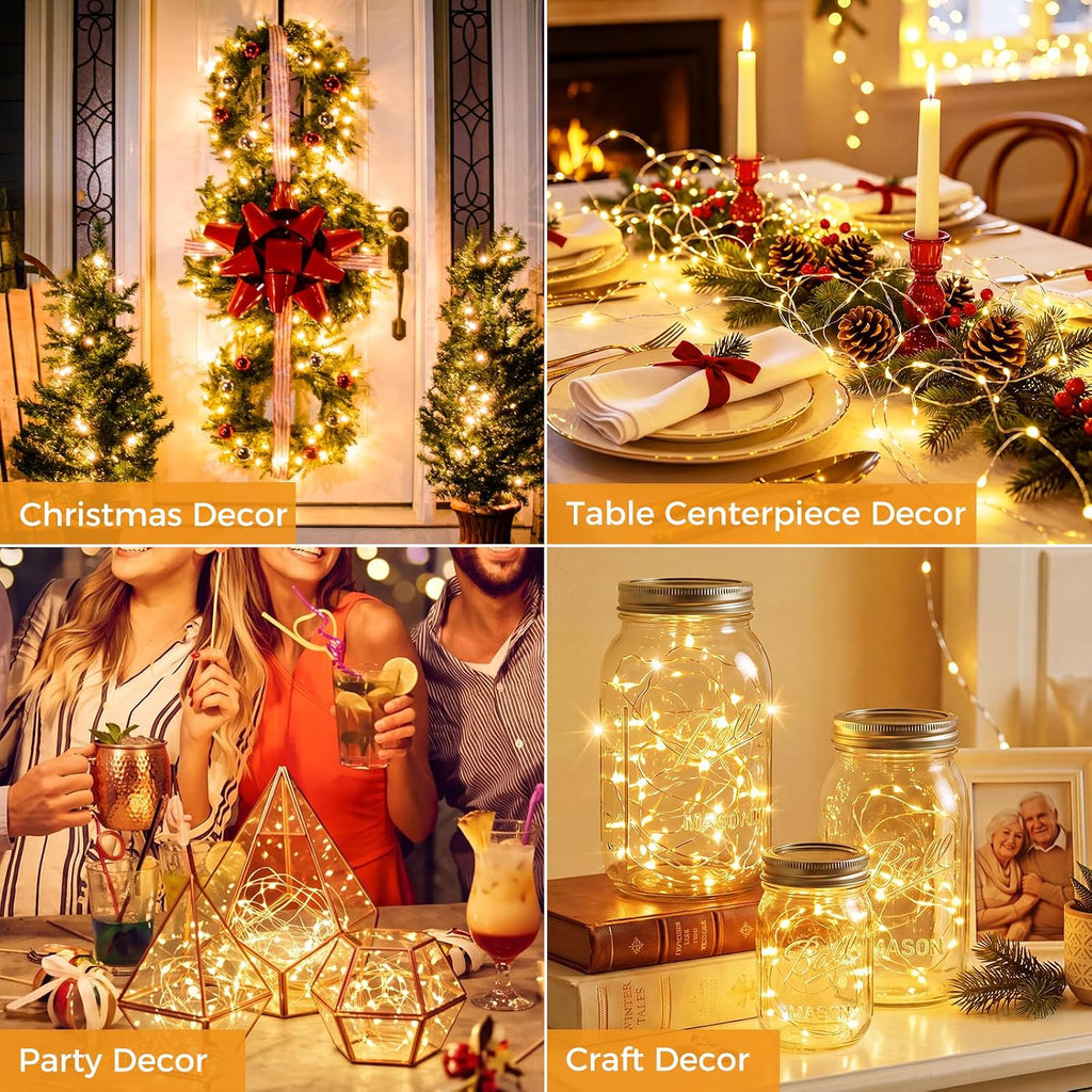 btfarm 30 Pack Fairy Lights Battery Operated Twinkle Lights with 3 Modes