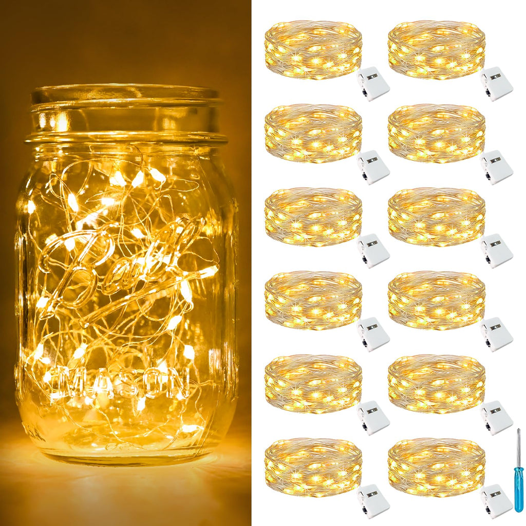 btfarm 30 Pack Fairy Lights Battery Operated Twinkle Lights with 3 Modes