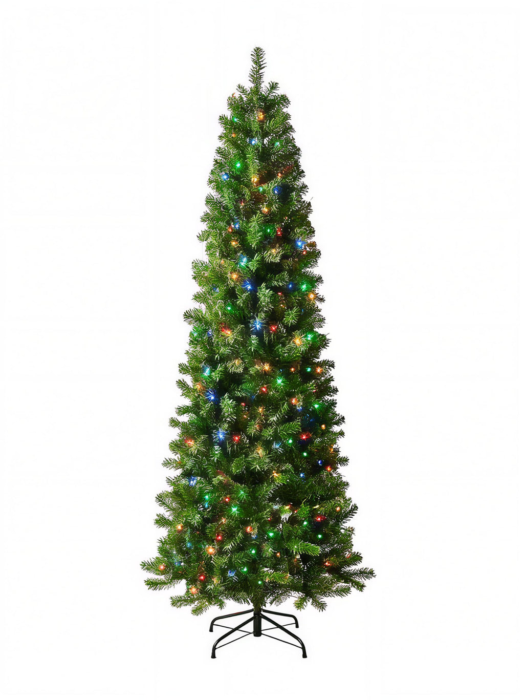 6.5FT Pre-Lit Artificial Christmas Tree with 650 White Lights