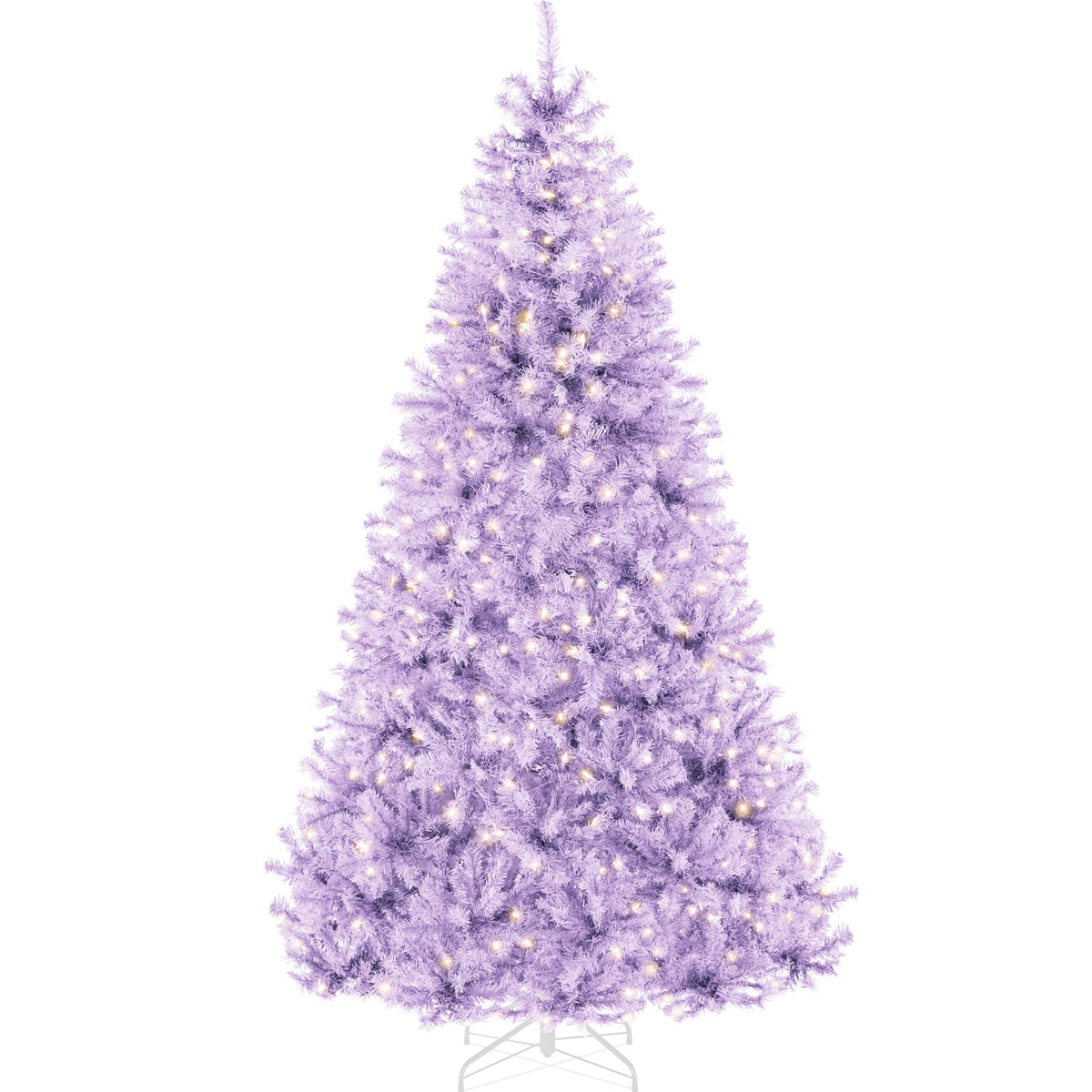 Best Choice Products 6Ft Pre-Lit Christmas Tree w/Twinkling LEDs, Premium Green Artificial Pine Lighted Holiday Decoration w/ 250 Lights, 1000 Branch Tips, Metal Base - Multi-Color Lights