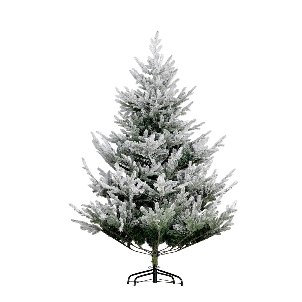 HOMCOM 7.5 Foot Artificial Christmas Tree, Nordic Pine, Green