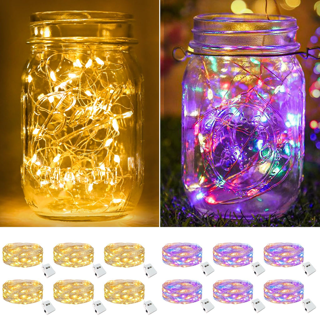 btfarm 30 Pack Fairy Lights Battery Operated Twinkle Lights with 3 Modes