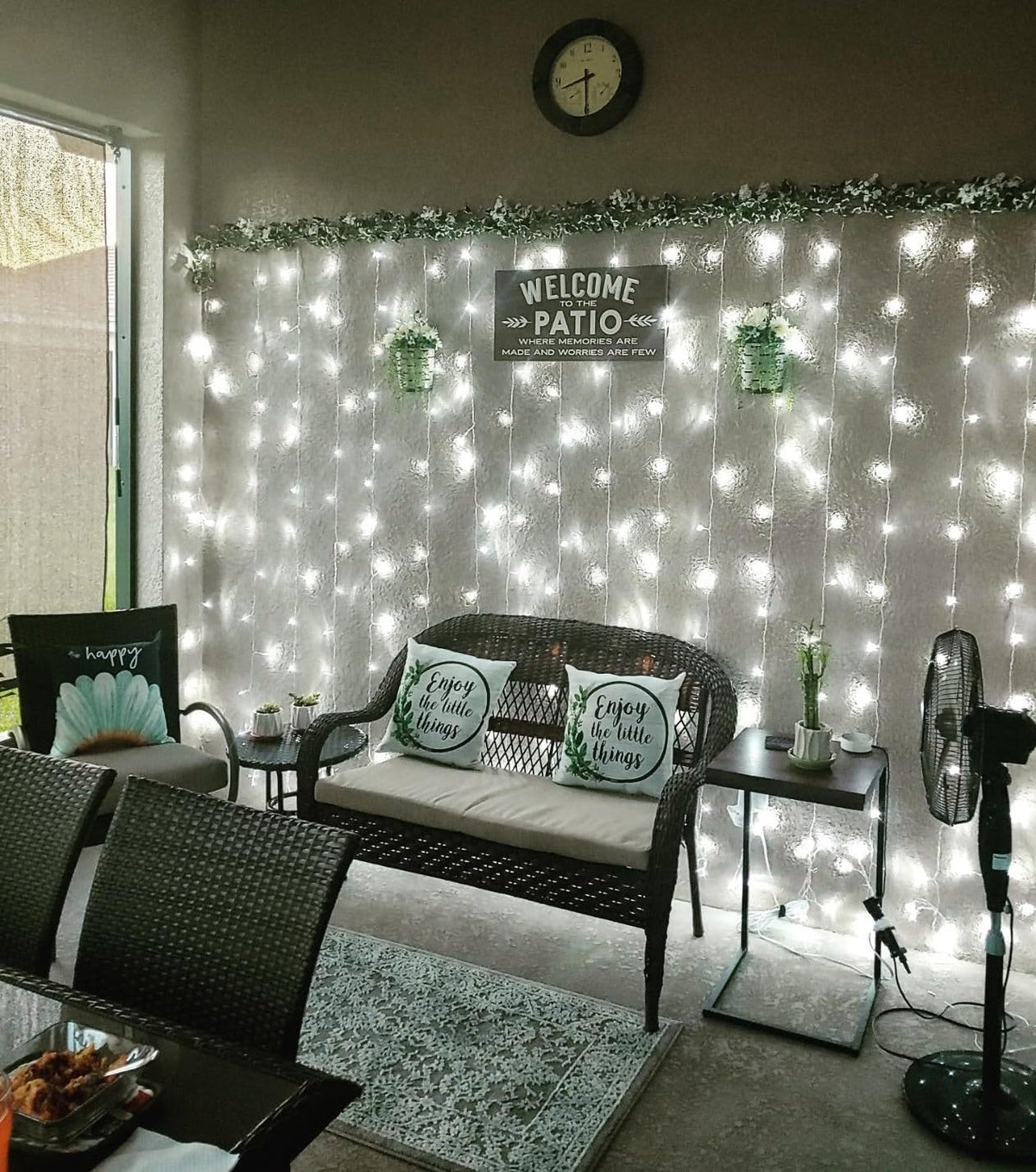 Lepro Lighting Ever 306 LED Curtain Lights Cool White, Hanging Fairy Lights