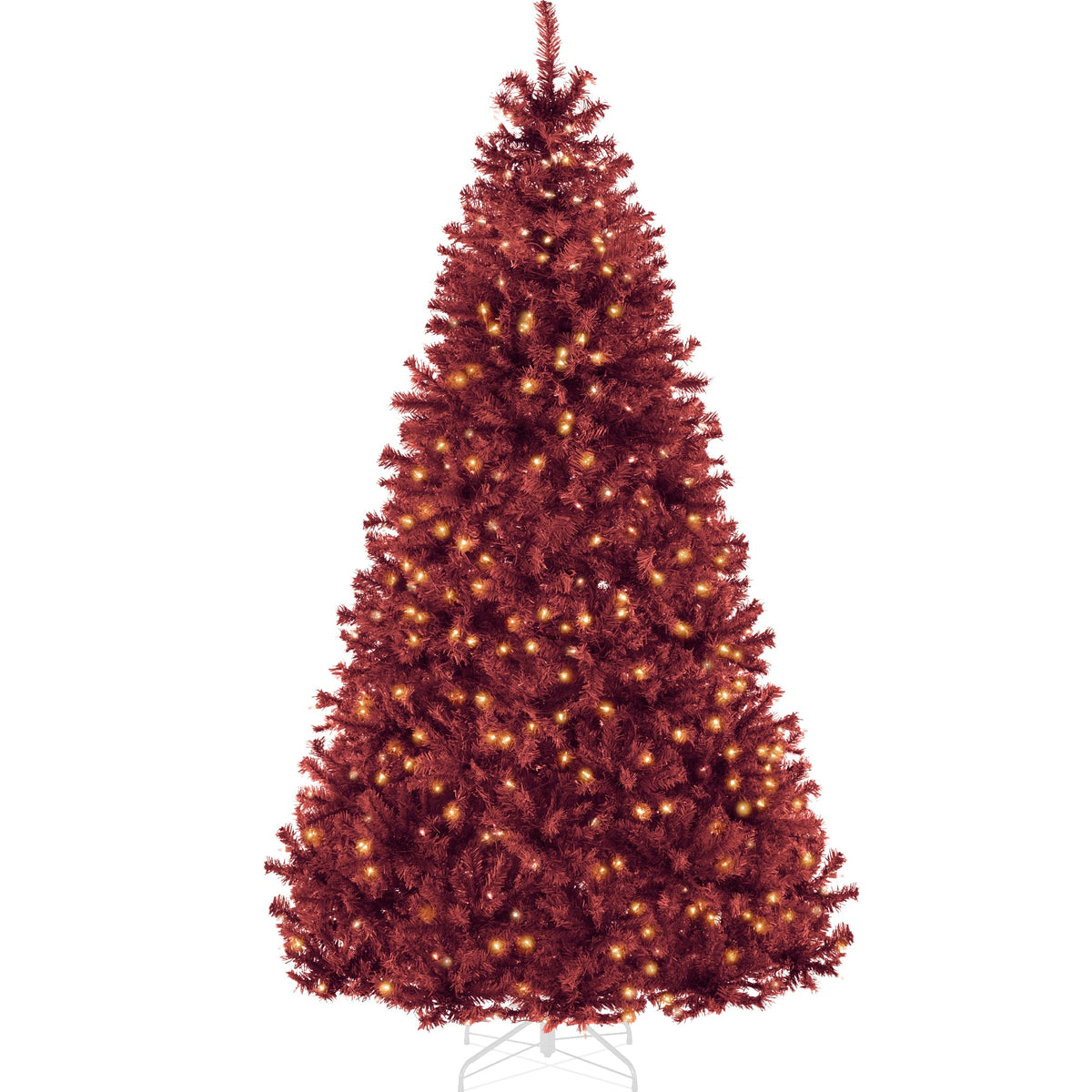 Best Choice Products 6Ft Pre-Lit Christmas Tree w/Twinkling LEDs, Premium Green Artificial Pine Lighted Holiday Decoration w/ 250 Lights, 1000 Branch Tips, Metal Base - Multi-Color Lights