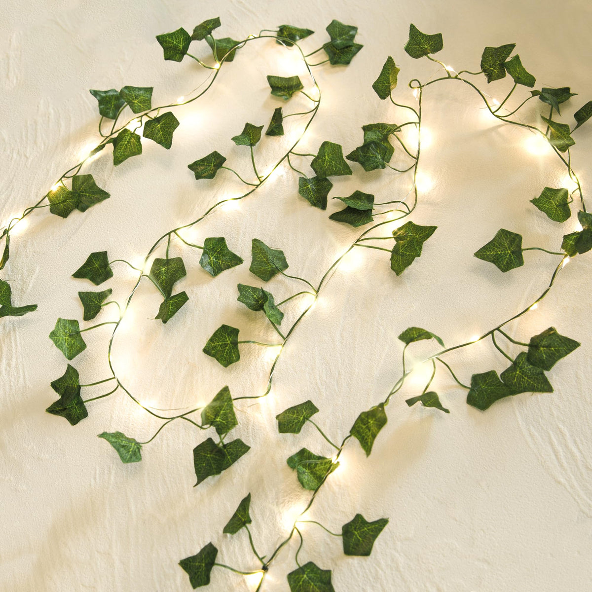 Maple Leaf String Lights, 2 Pack Battery Operated Fall Garland