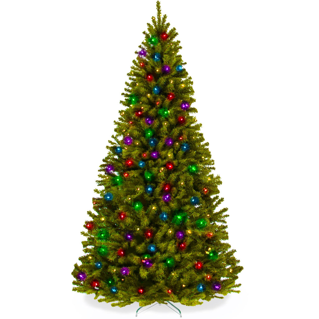 Best Choice Products 6ft Artificial Christmas Tree with LED Twinkling Lights, Pre-Lit Spruce Realistic Holiday Xmas Décor, 250 Lights, 798 Tips
