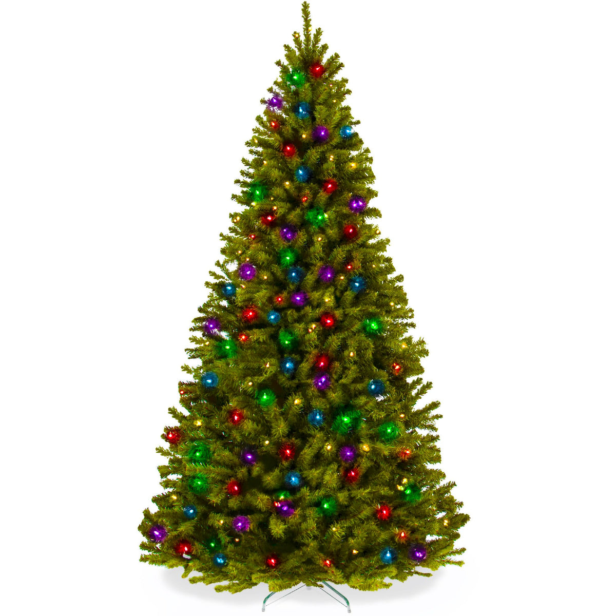 Best Choice Products 6ft Artificial Christmas Tree with LED Twinkling Lights, Pre-Lit Spruce Realistic Holiday Xmas Décor, 250 Lights, 798 Tips