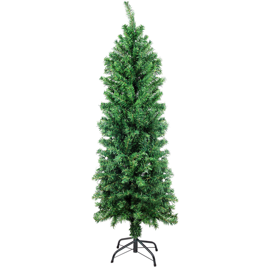 Suunyglade 4FT Green Artificial Christmas Tree, Premium Hinged Pine Tree