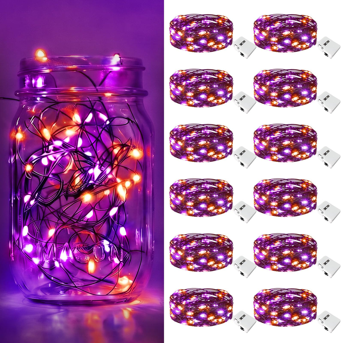 btfarm 30 Pack Fairy Lights Battery Operated Twinkle Lights with 3 Modes