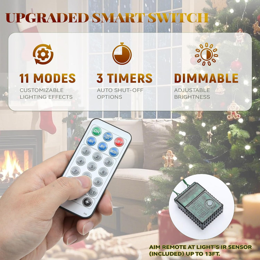 YITAHOME Prelit Green Christmas Tree 6ft with Remote