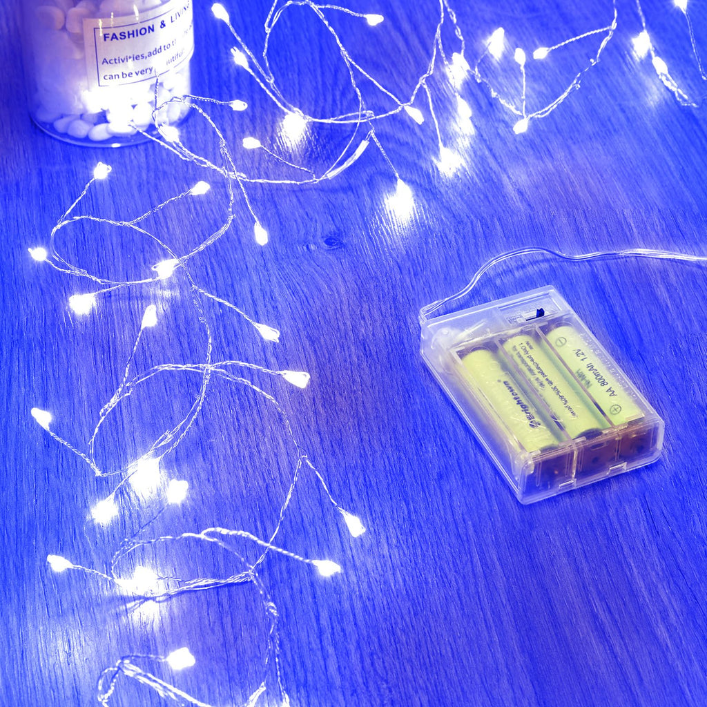 Minetom Fairy Lights Battery Operated, Twinkle String Lights 5ft 60LED