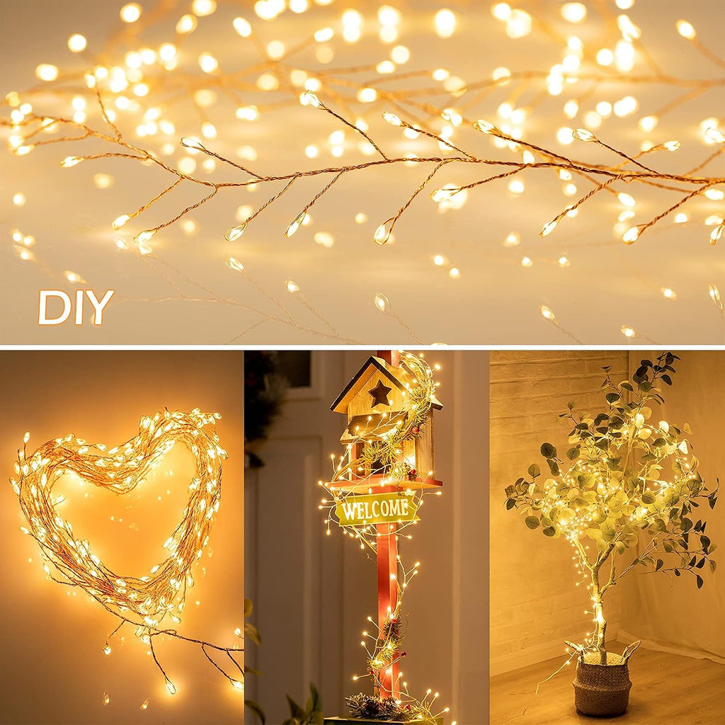Minetom Fairy Lights Plug in, String Lights for Christmas Tree Decoration