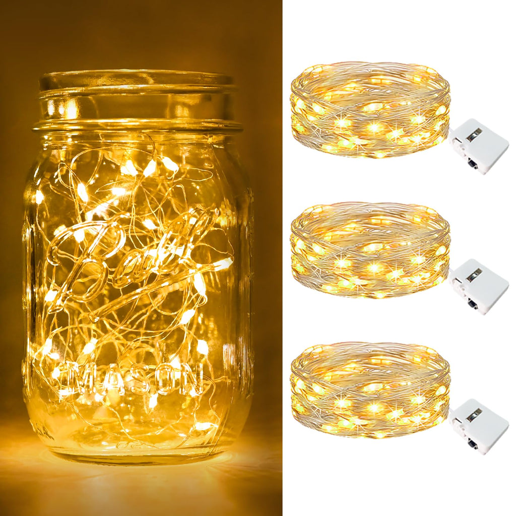 btfarm 30 Pack Fairy Lights Battery Operated Twinkle Lights with 3 Modes