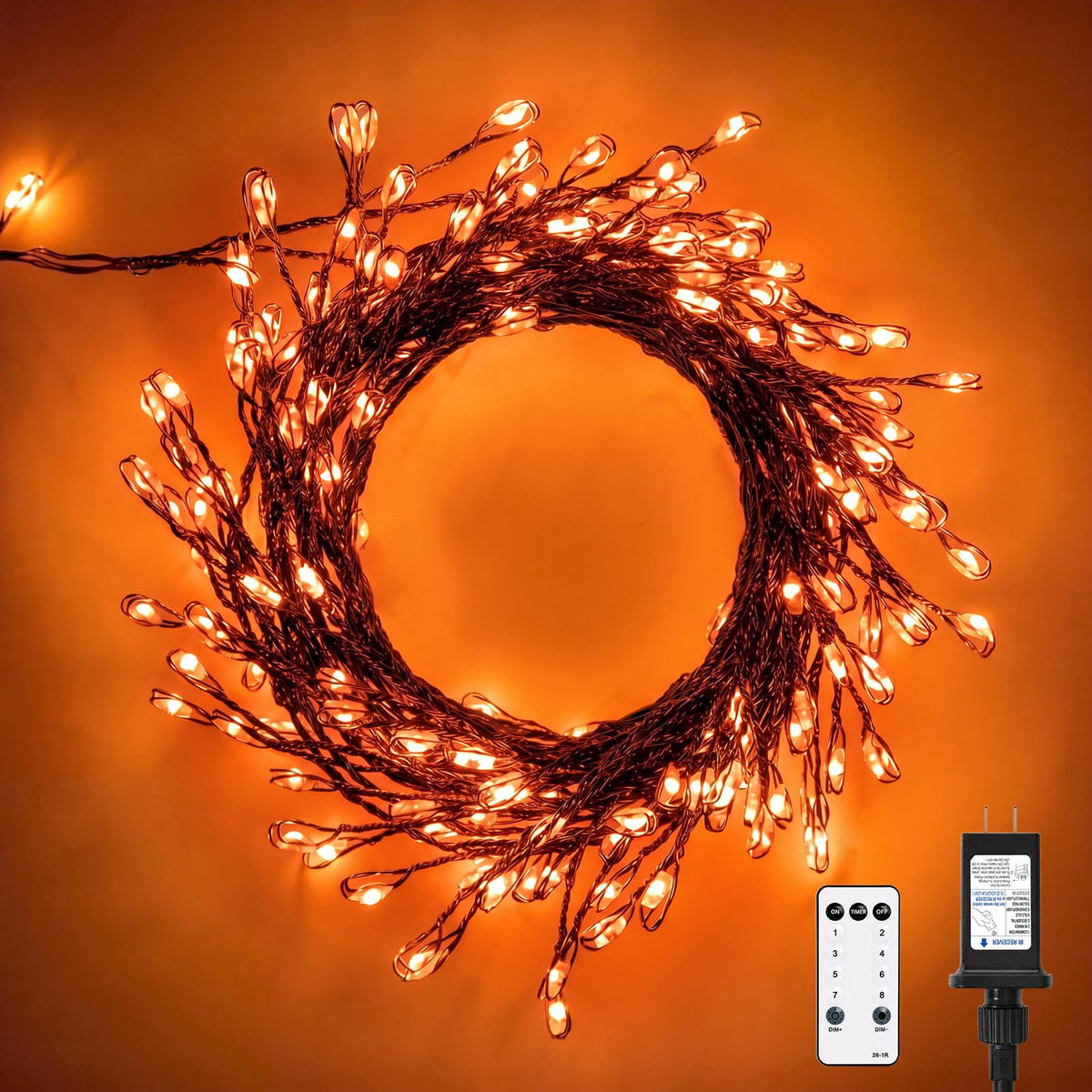 Minetom Fairy Lights Plug in, String Lights for Christmas Tree Decoration