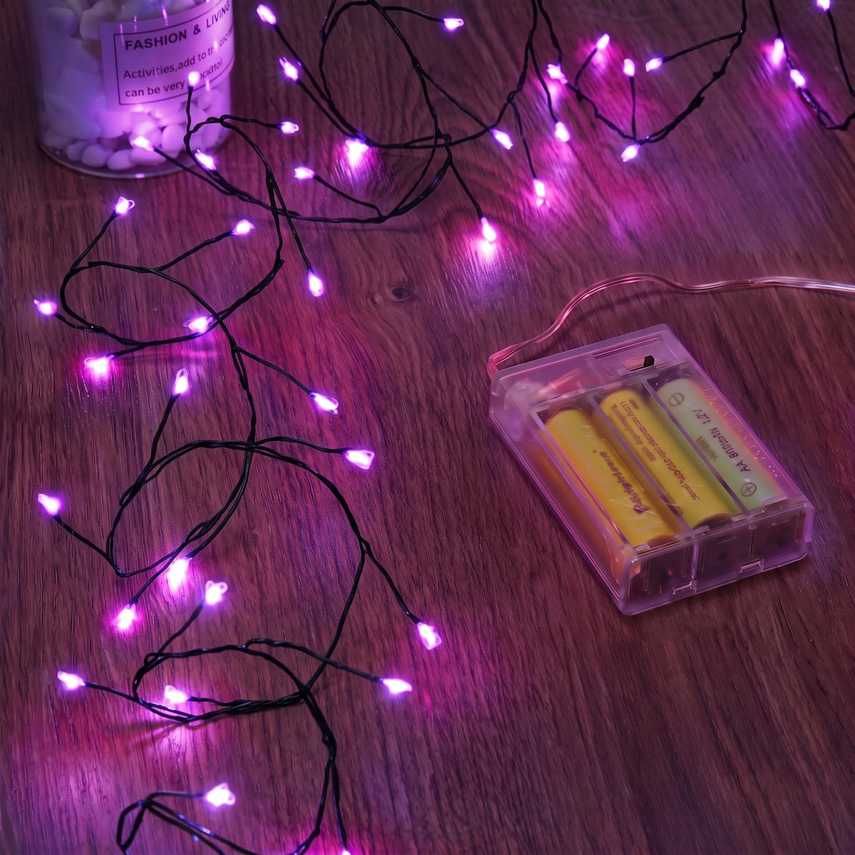 Minetom Fairy Lights Battery Operated, Twinkle String Lights 5ft 60LED