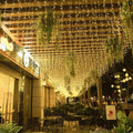 Icicle Lights, 16.4 FT 120 LED 8 Modes, Fairy Hanging Ceiling Twinkle Connectable Waterfall String Lights for Indoor Christmas Eaves Balcony Business Outdoor Decor, Warm White, 5M06