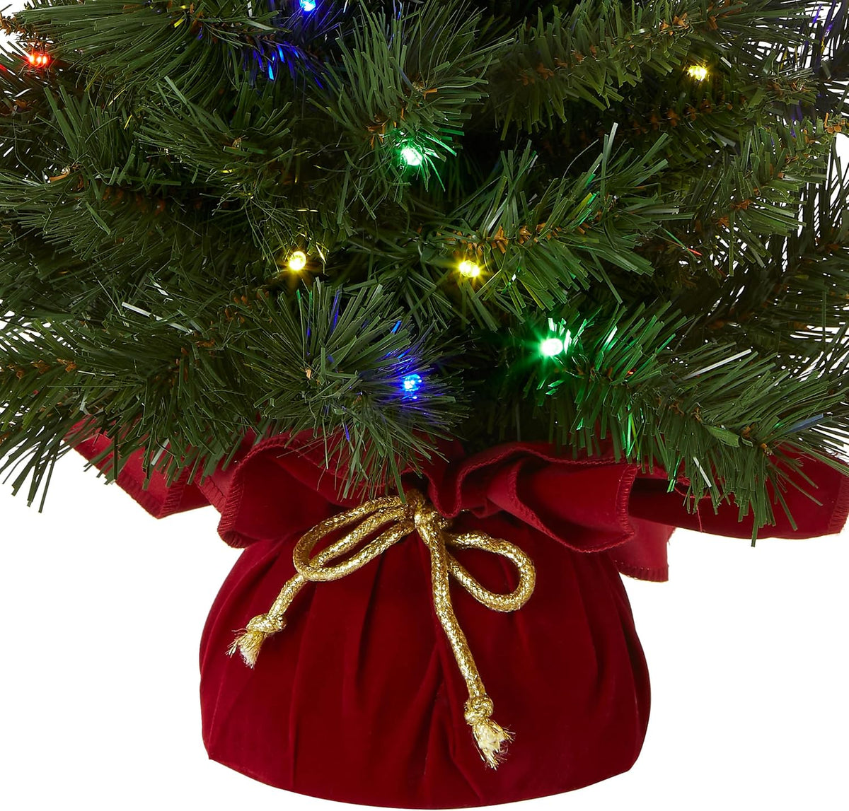 National Tree Company 24in Pre-Lit Majestic Fir Artificial Christmas Tree