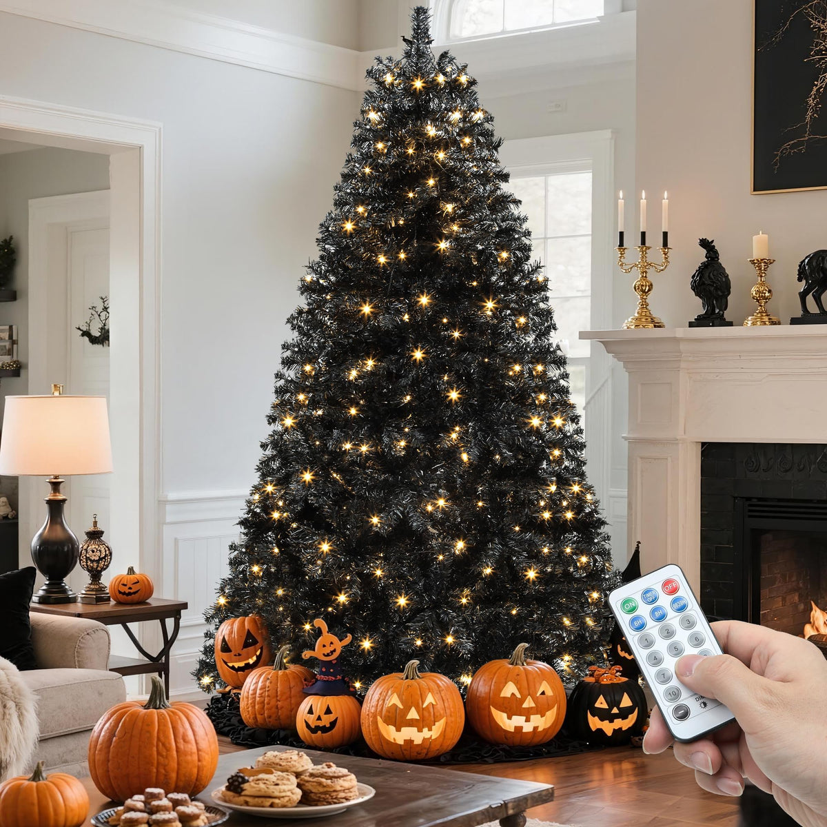 YITAHOME Prelit Green Christmas Tree 6ft with Remote