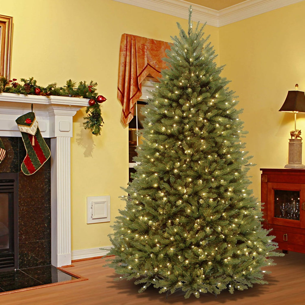 National Tree Company 7.5ft Pre-Lit Dunhill Fir Artificial Christmas Tree