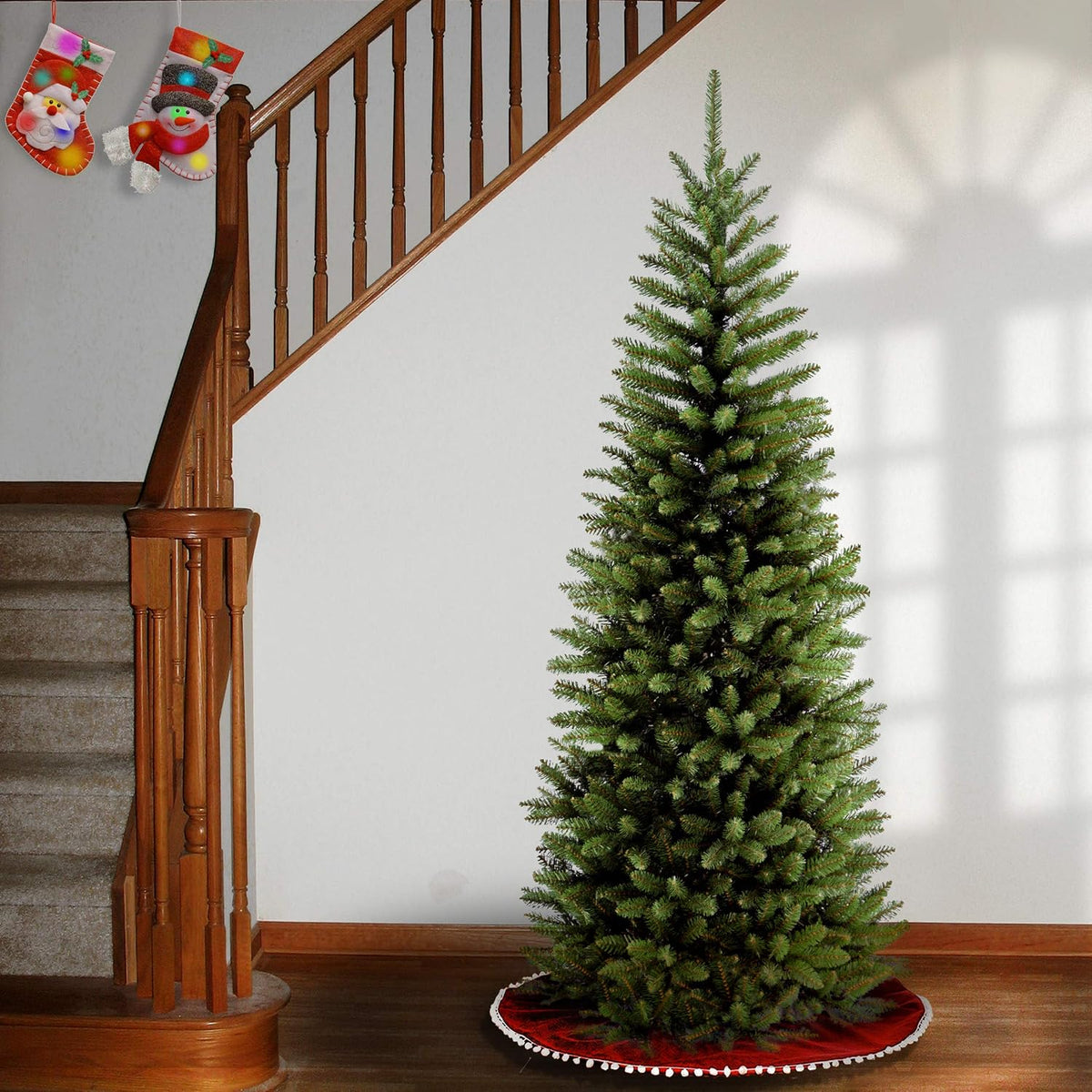 National Tree Company 6ft Unlit Kingswood Fir Slim Christmas Tree