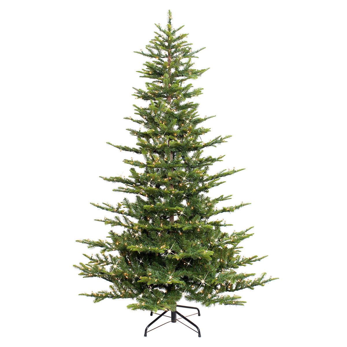 Puleo International 6.5ft Pre-Lit Aspen Fir Artificial Christmas Tree