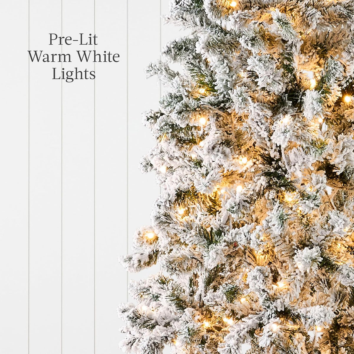 Best Choice Products 6ft Flocked Pencil Christmas Tree w/Twinkling LEDs, Pre-Lit Slim Artificial Holiday Decoration, Lighted Skinny w/Base, 250 Lights, 502 Tips, Warm White Lights