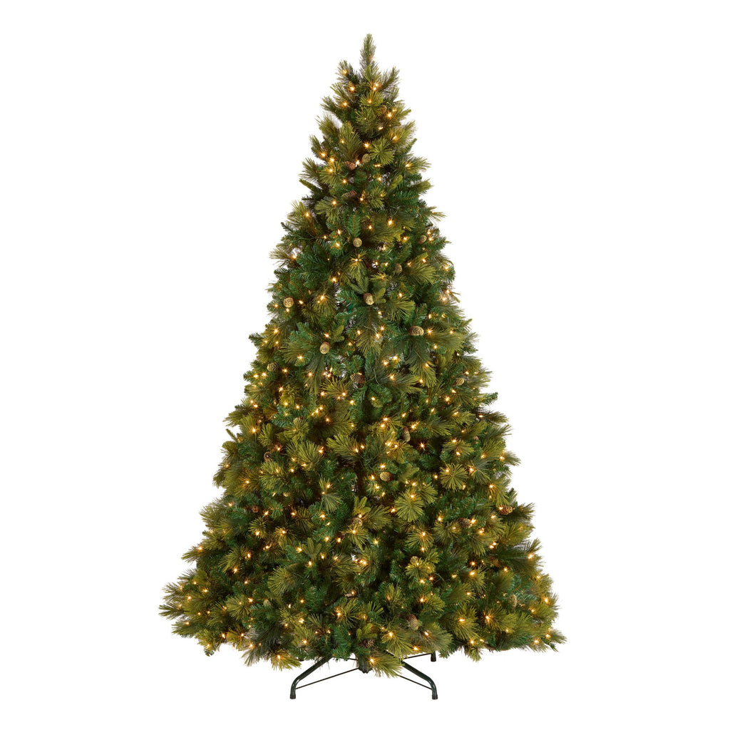 National Tree Company 7.5ft Pre-Lit Carolina Pine Artificial Christmas Tree