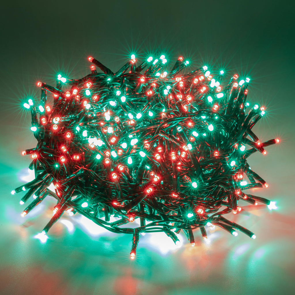 AWQ 500LED 49ft Christmas Cluster Lights String Light Decoration Warm White