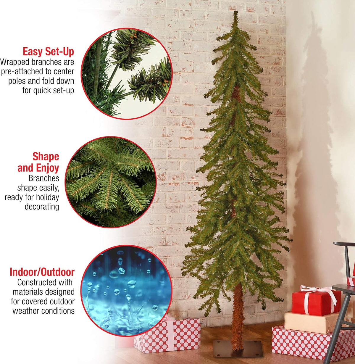 National Tree Company 5ft Unlit Hickory Cedar Artificial Christmas Tree