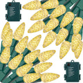 C6 Christmas String Lights Fairy Lights, 35.4FT Battery Operated Lights Christmas Decor Warm