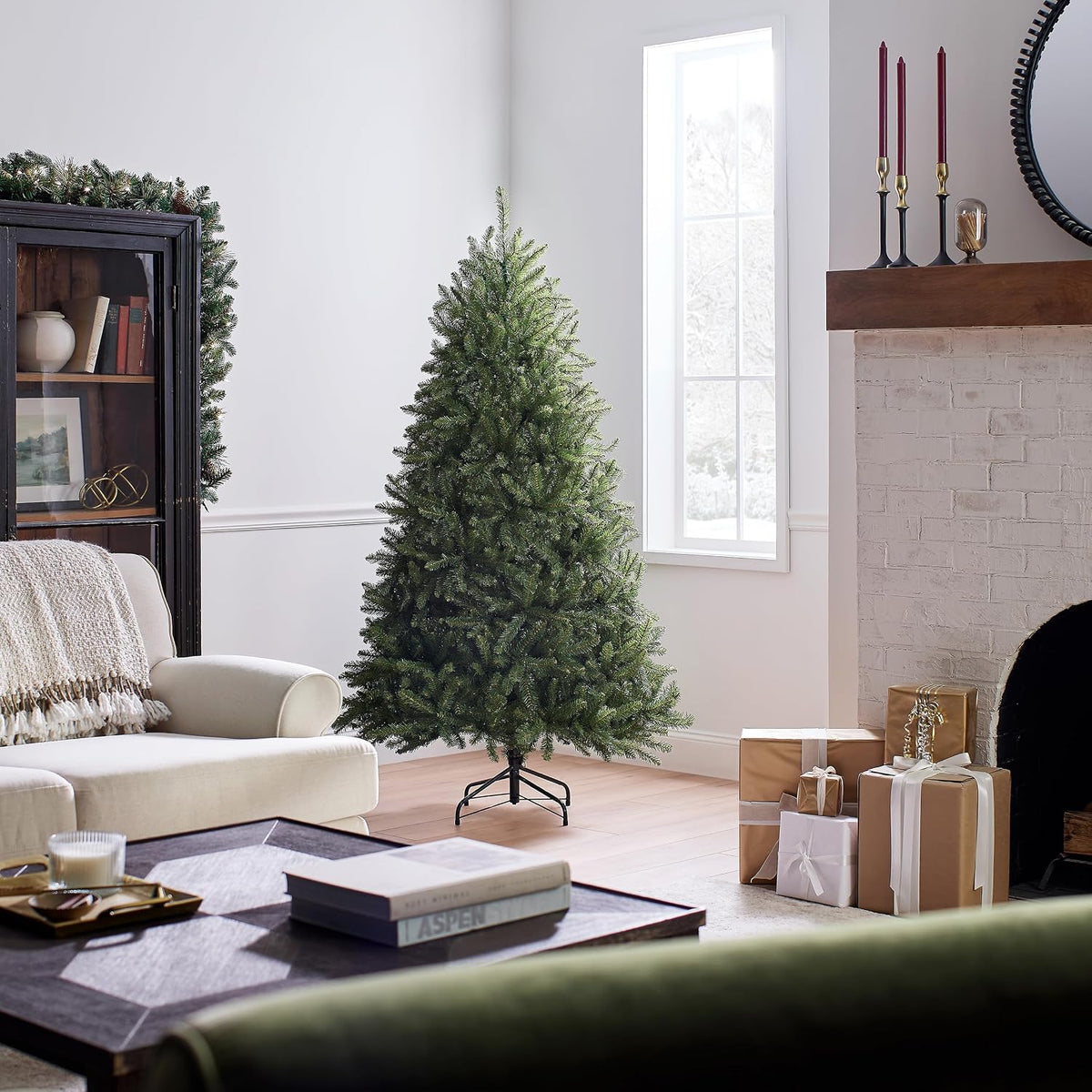 National Tree Company 6ft Unlit Dunhill Fir Artificial Full Christmas Tree