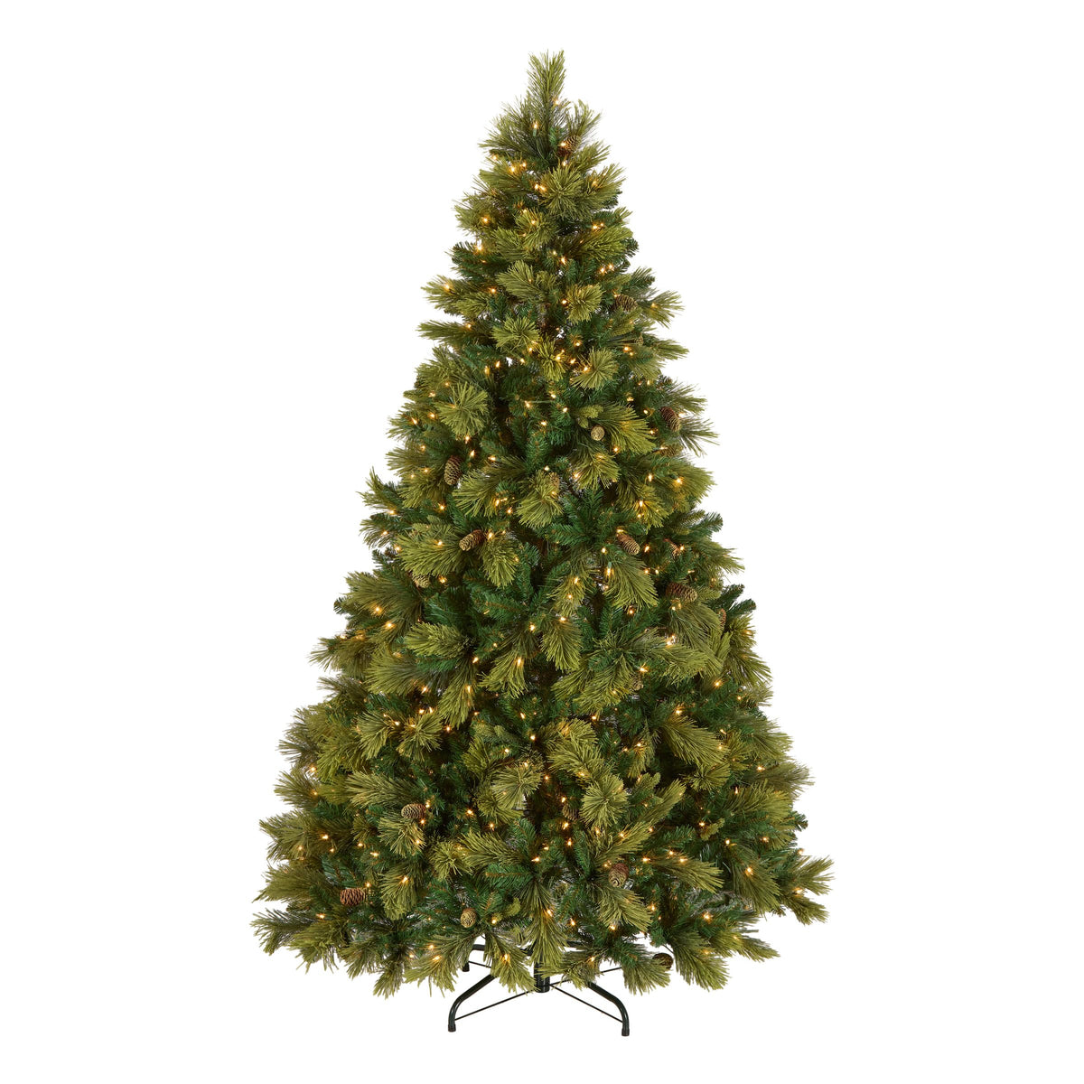 National Tree Company 7.5ft Pre-Lit Carolina Pine Artificial Christmas Tree