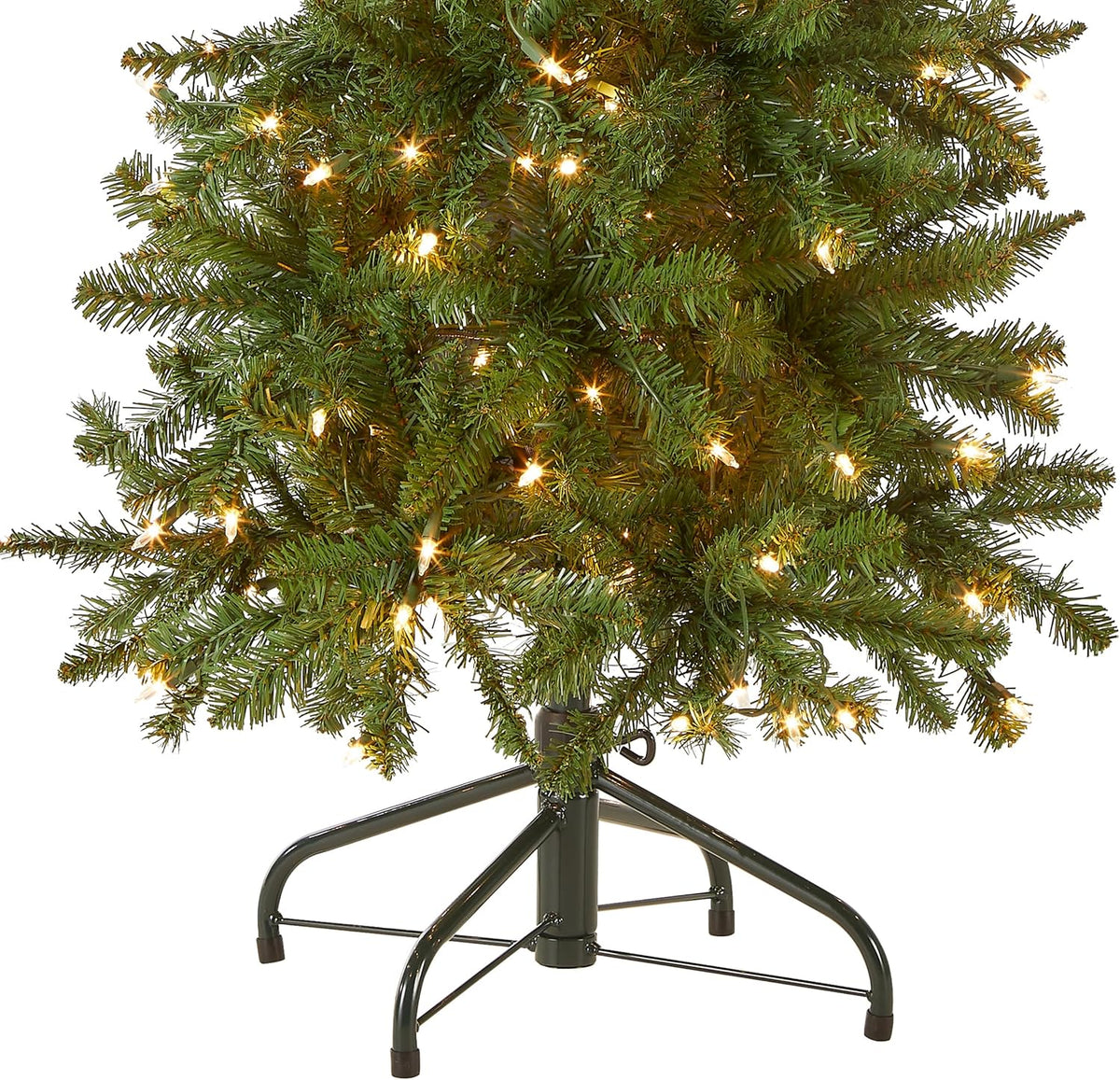 National Tree Company 4.5ft Pre-Lit Kingswood Fir Slim Christmas Tree