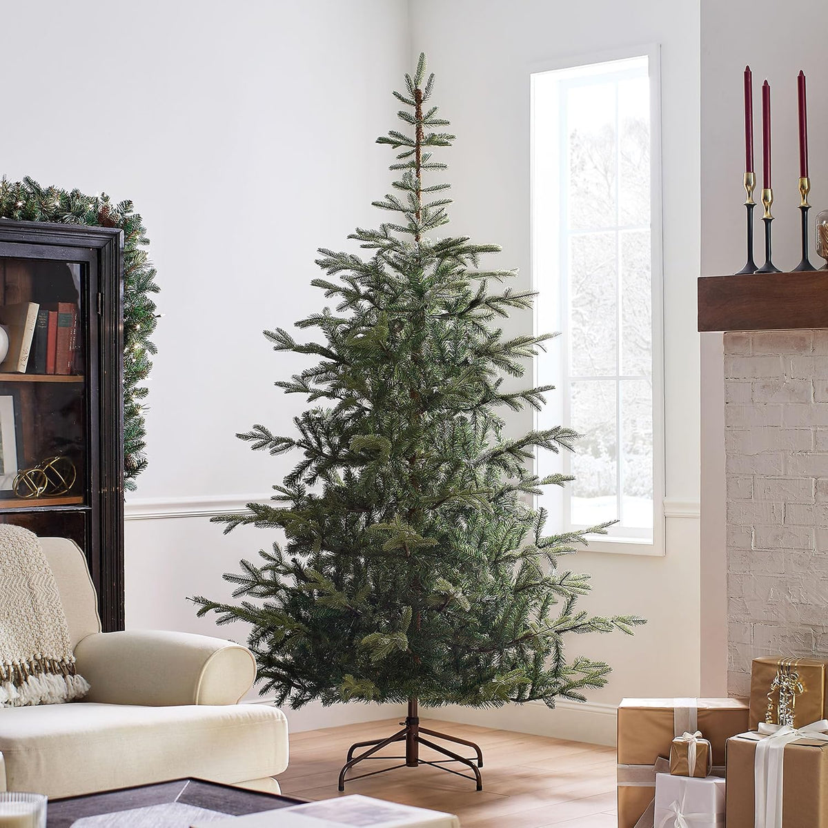 National Tree Company 7.5ft Unlit Norwegian Spruce Christmas Tree