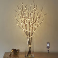 LITBLOOM Lighted Brown Willow Branches 200 Fairy Lights 32IN Plug in with Timer and Dimmer, Tree Branch with Lights for Home Holiday Christmas Decoration