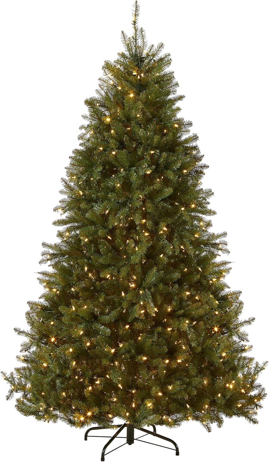 National Tree Company 7.5ft Pre-Lit Dunhill Fir Artificial Christmas Tree