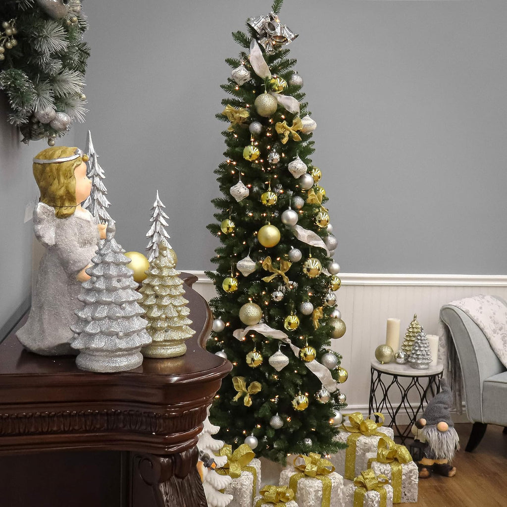 National Tree Company 6ft Unlit Kingswood Fir Slim Christmas Tree