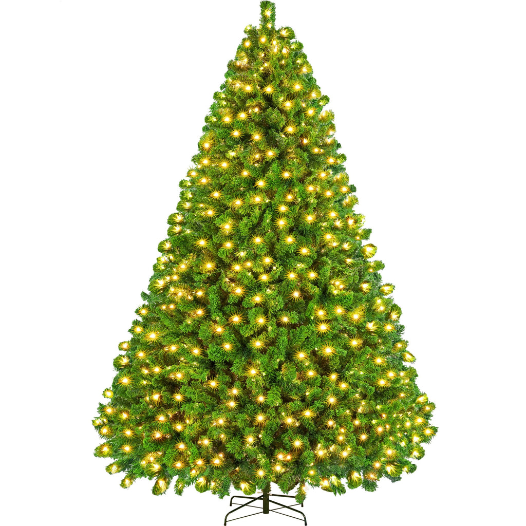 Yaheetech 6ft Pre-Lit Snow Flocked Artificial Christmas Tree, 250 Lights