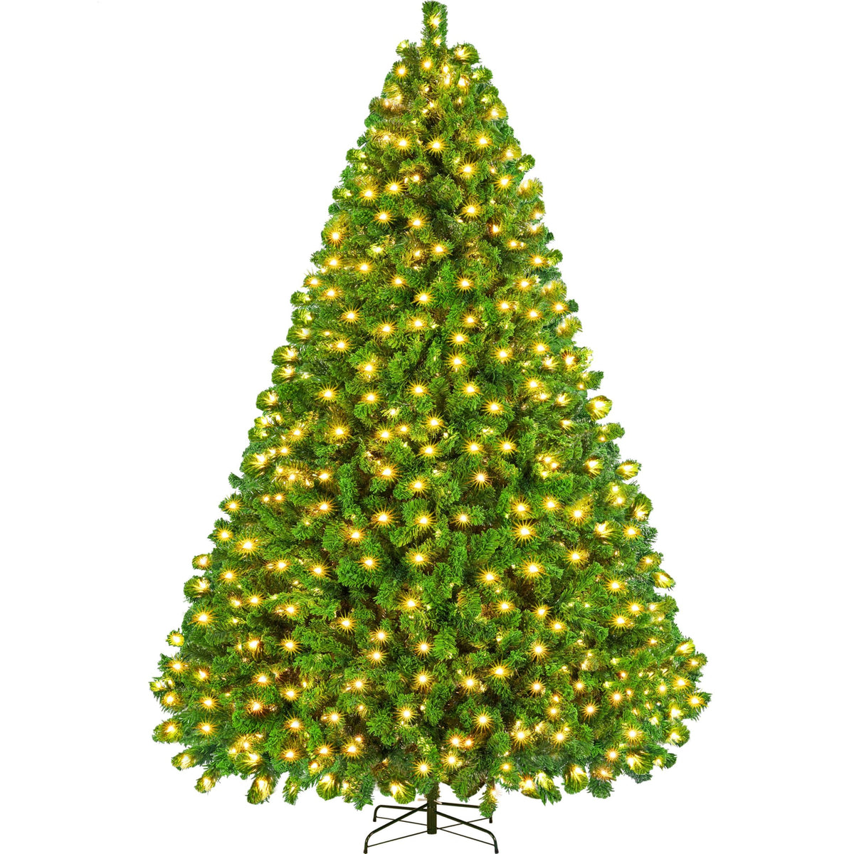 Yaheetech 6ft Pre-Lit Snow Flocked Artificial Christmas Tree, 250 Lights