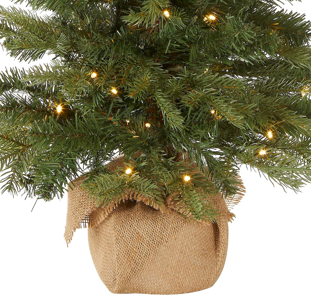 National Tree Company 3ft Pre-Lit Nordic Spruce Mini Christmas Tree