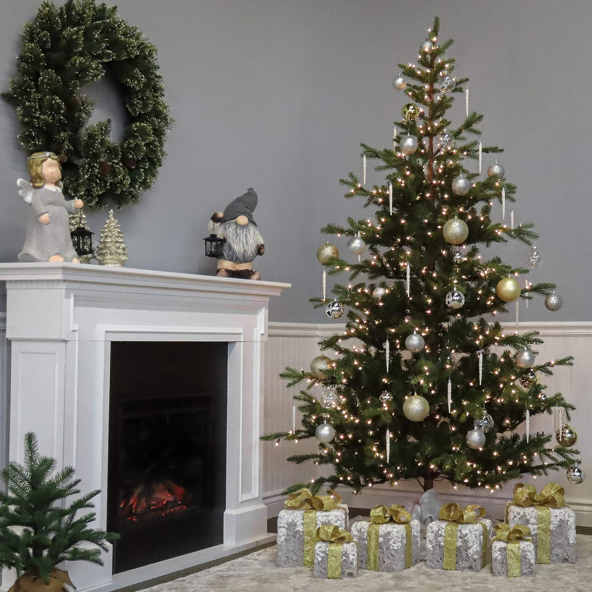 National Tree Company 7.5ft Unlit Norwegian Spruce Christmas Tree